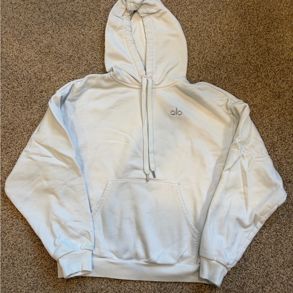 ALO Yoga White Hoodie